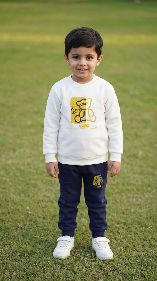 Fineloops "Playful Bear" 2-Piece Set – Shirt & Trouser Outfit