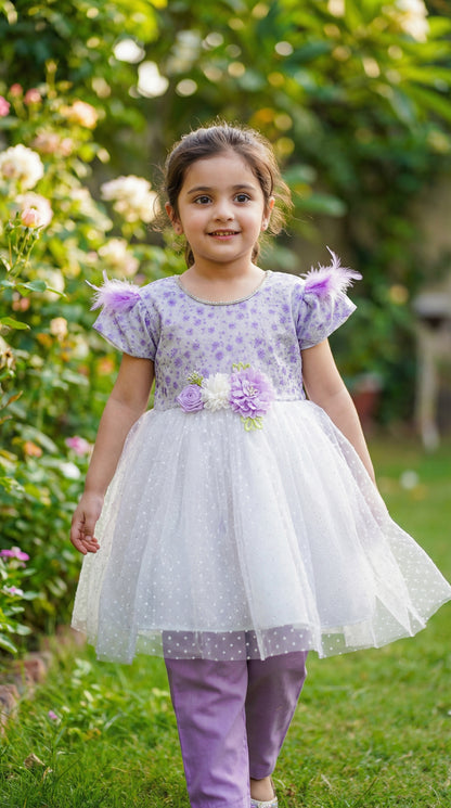 Starlight Petal Fancy Net Frock