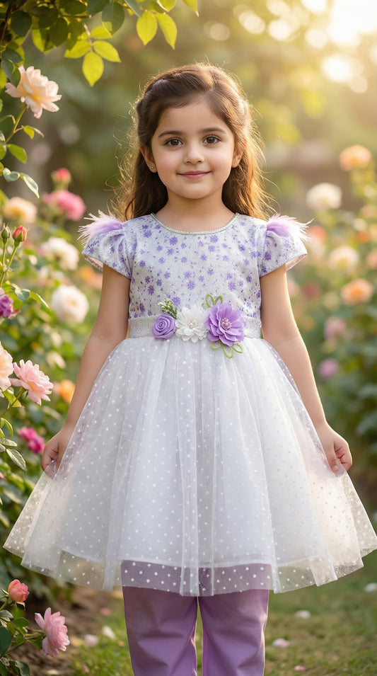 Starlight Petal Fancy Net Frock