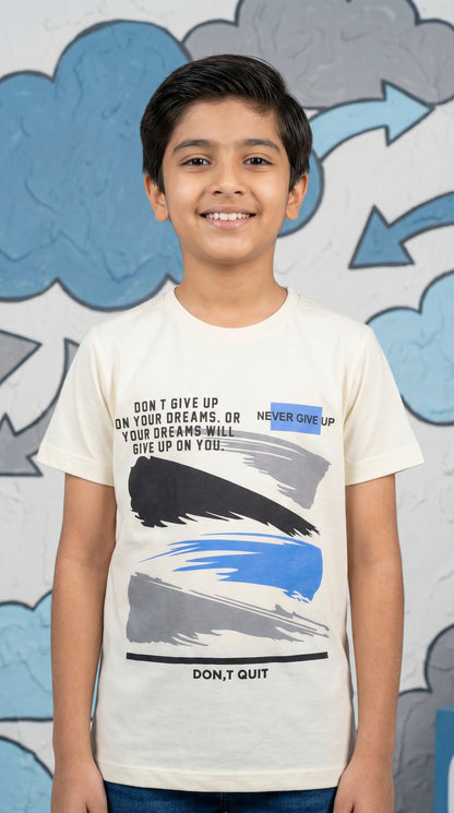 White "Inspiration & Coastal" Graphic Tee – Premium Soft Cotton Blend