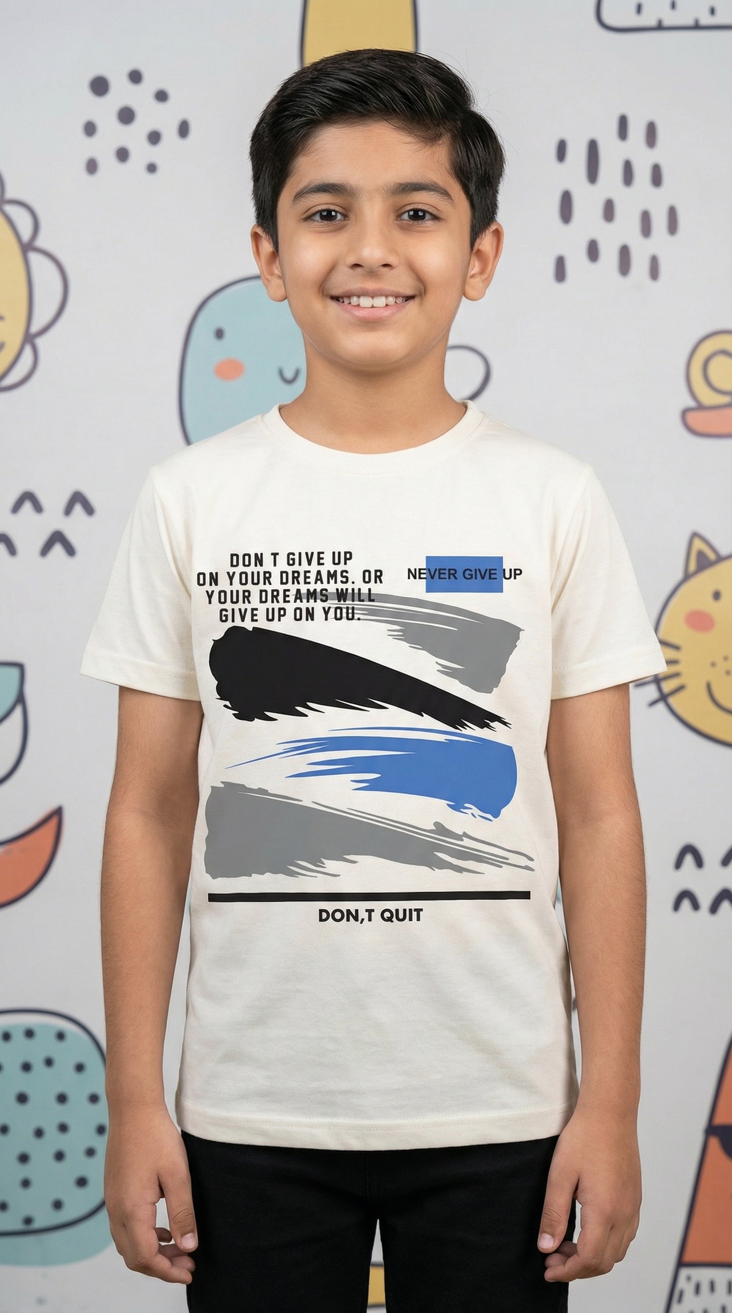 White "Inspiration & Coastal" Graphic Tee – Premium Soft Cotton Blend