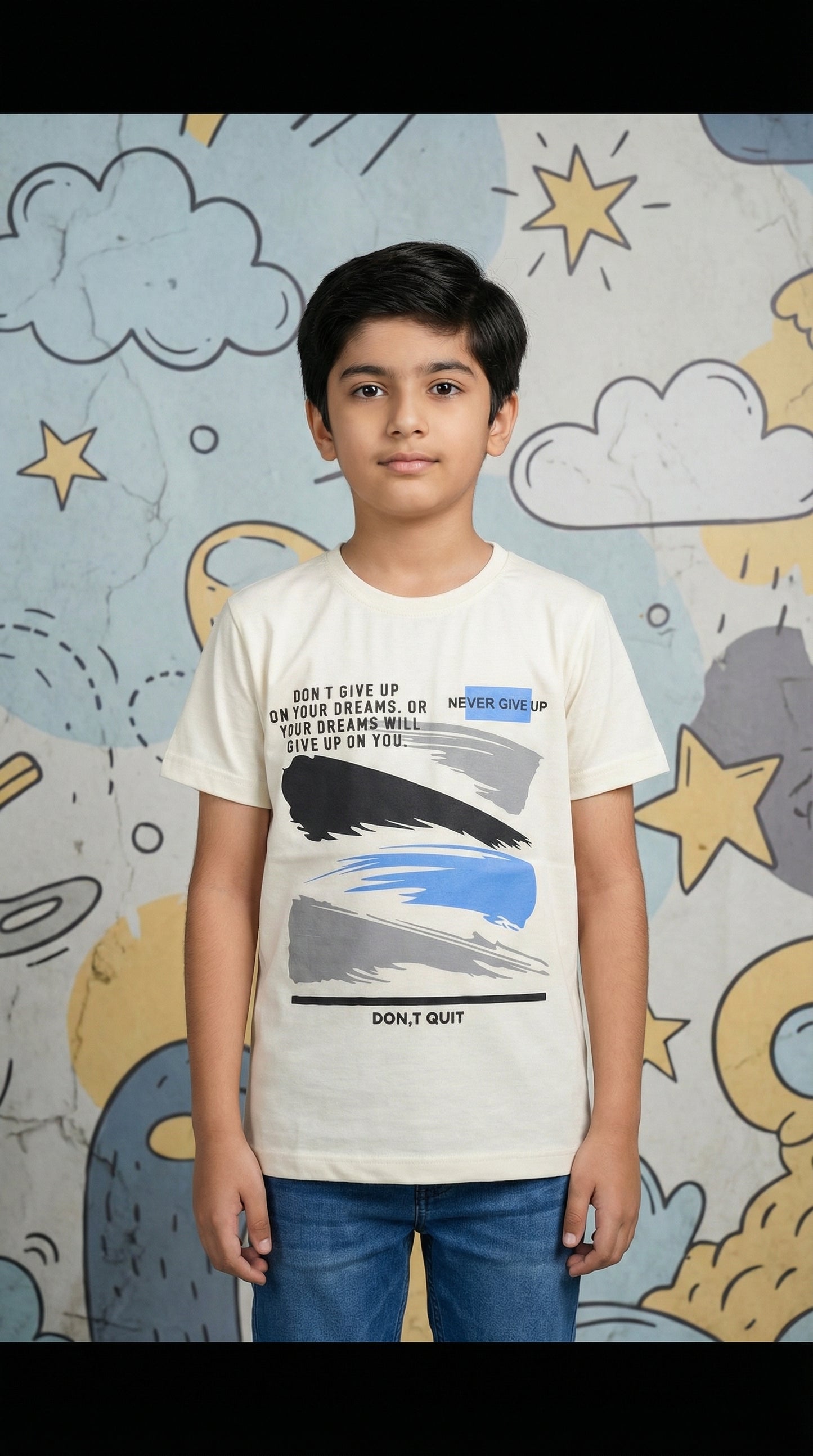 White "Inspiration & Coastal" Graphic Tee – Premium Soft Cotton Blend