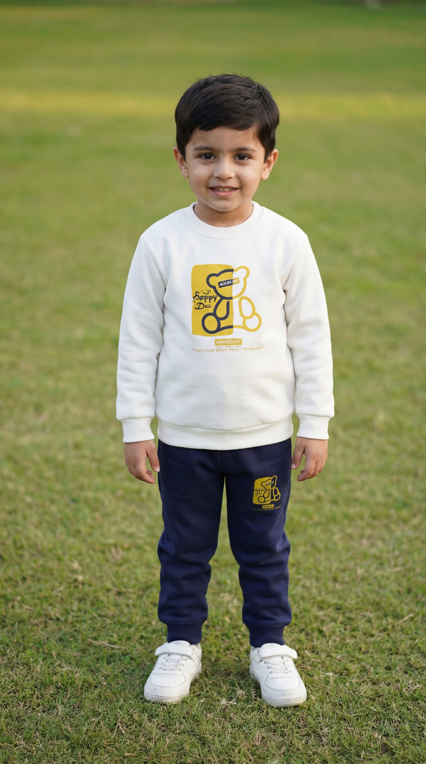 Fineloops "Playful Bear" 2-Piece Set – Shirt & Trouser Outfit